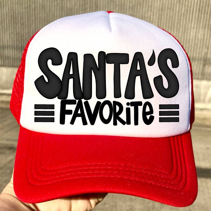 Santa’s favorite trucker hat for wholesale by on the Bayou