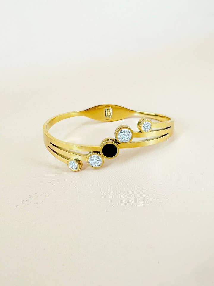 Bracelet jonc en acier inoxydable pour la vente par D Bijoux
