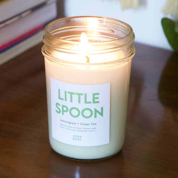 Little Spoon - Lemongrass & Green Tea Soy Candle for wholesale by Nose Best Candles