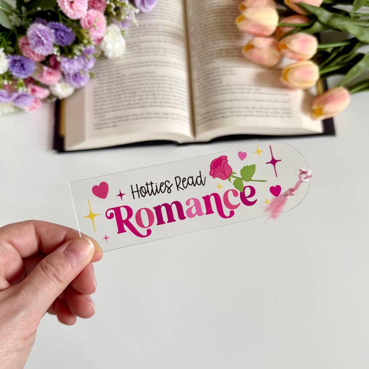 Hotties Read Romance Acrylic Bookmark for wholesale by Art by Taura