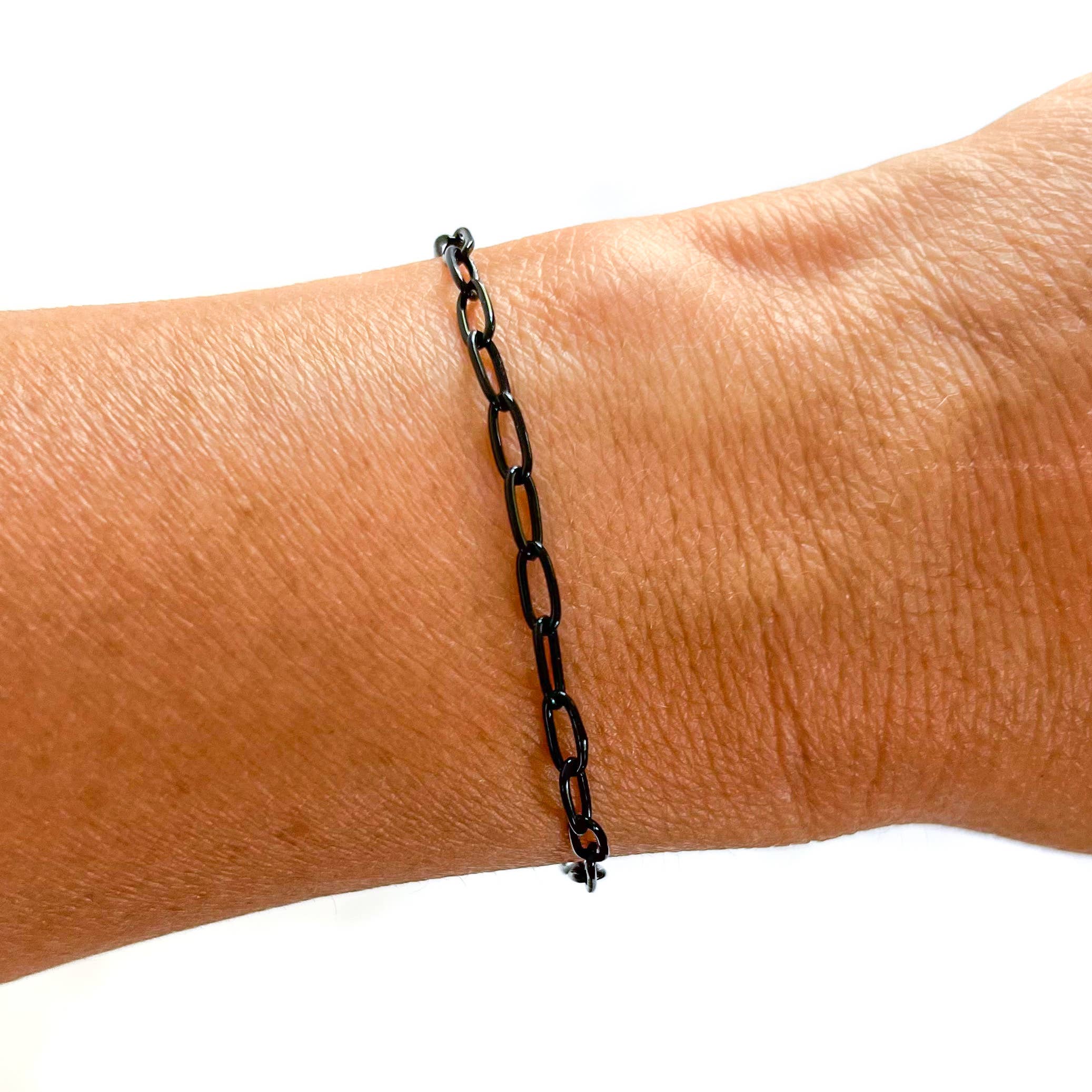 Savvy Bling - Wholesale Link & Chain Bracelet - Enamel 16+ Colors mini paperclip chain link bracelet1