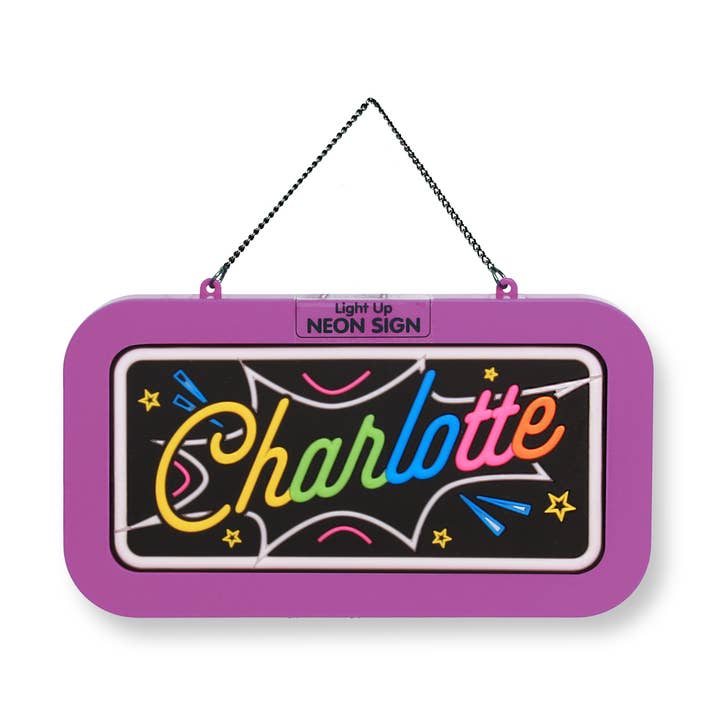 Neon Sign - Charlotte for wholesale by The H&H Group