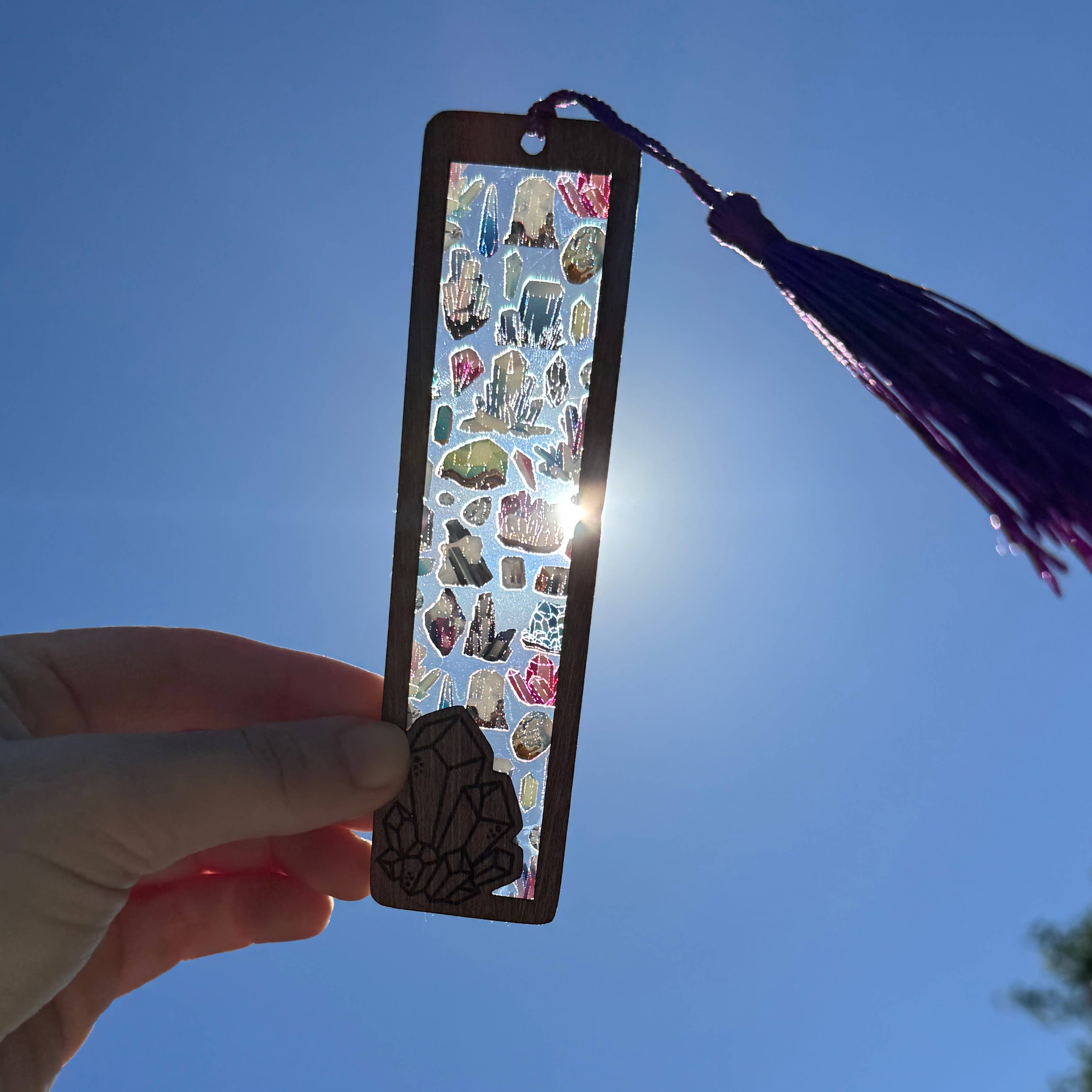 Art by Sharell - Wholesale Bookmark - Crystal Bookmark | Wood & Acrylic Tassel Bookmark4