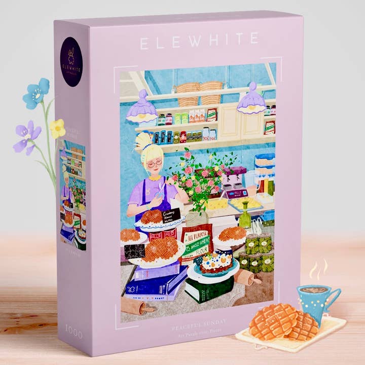 Peaceful Sunday kunst legpuzzel 1000 stukjes voor wholesale door ELEWHITE