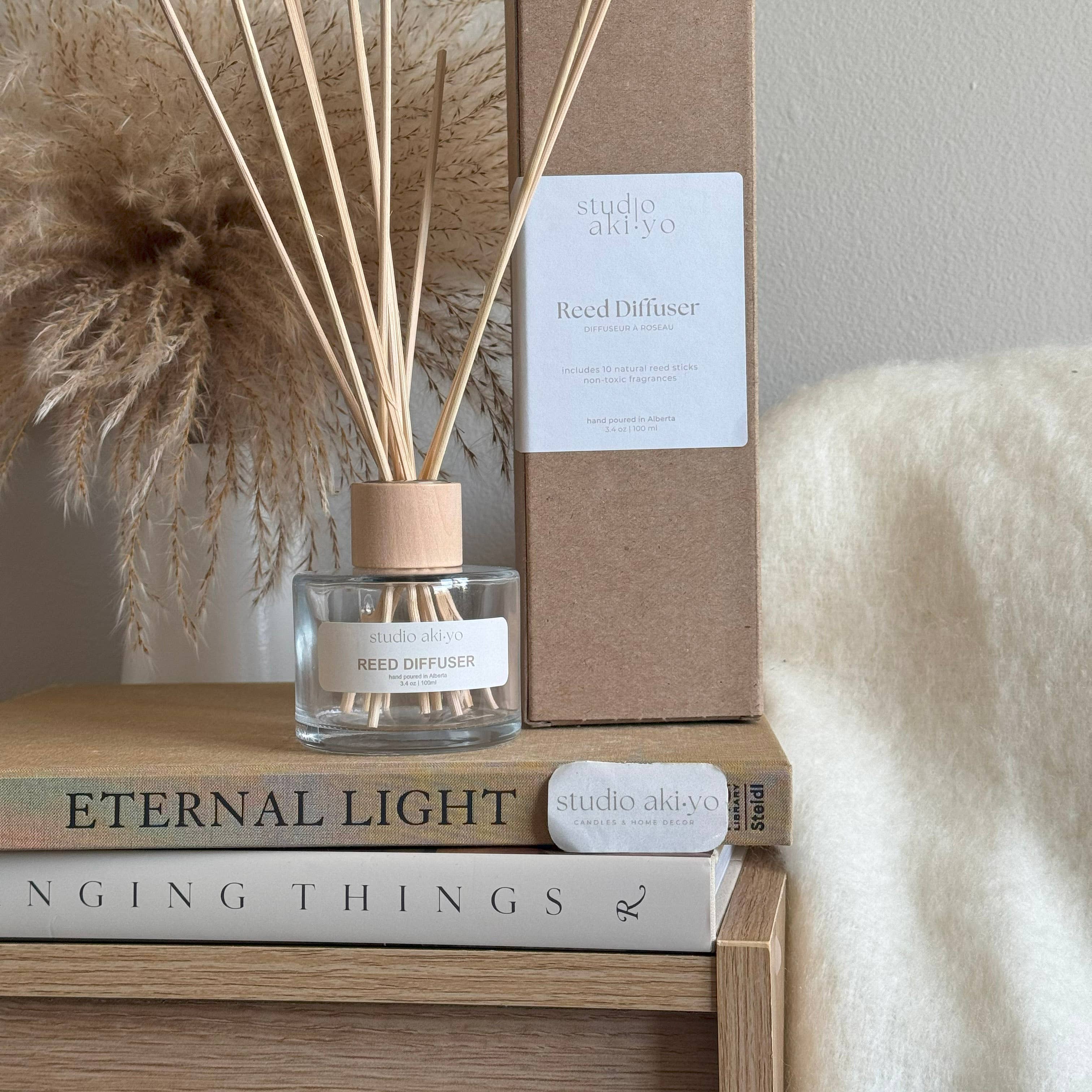 Studio Akiyo - Wholesale Reed Diffuser - Reed Diffuser Winter Forest | 100ml | White Fir Peach3