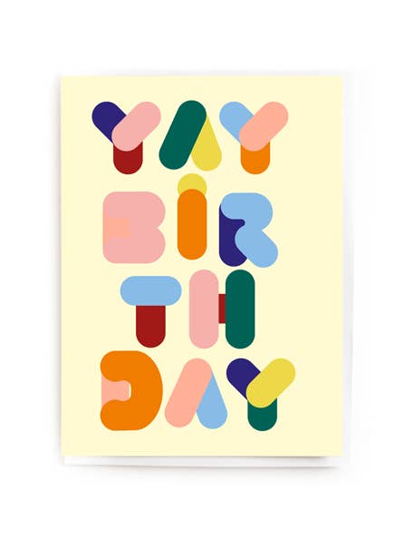 YAY fødselsdag fødselsdagskort for engroshandel hos Noi Publishing