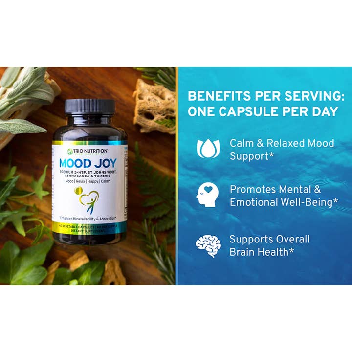 Trio Nutrition - Wholesale Oral Supplement/Vitamin - Happy Positive Mood Pills | Mood Joy