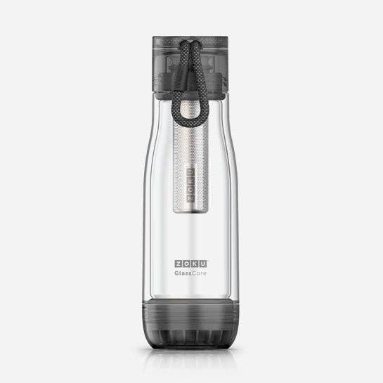 Zoku - Wholesale Tea Strainer/Infuser - Glass Core Bottle & Tea Infuser