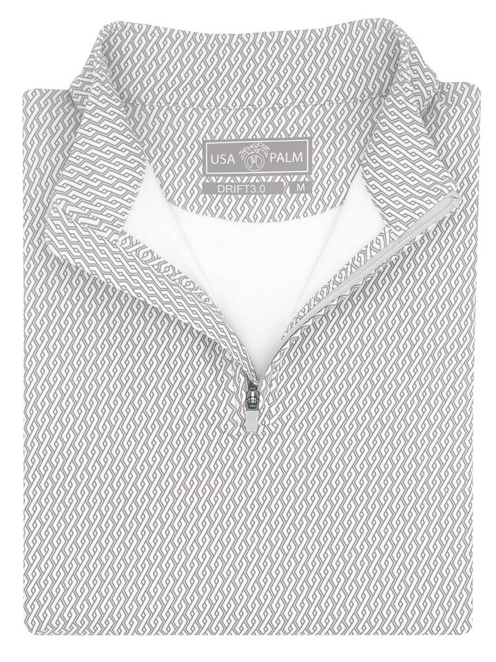 USA Palm - Wholesale Sweatshirt - Unisex - Cloud 1/4 Zip112