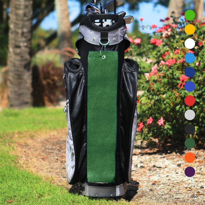 Pro Towels - Wholesale Sports Towel - Tri-Fold Diamond Velour Golf Towel: Grommet & Hook7