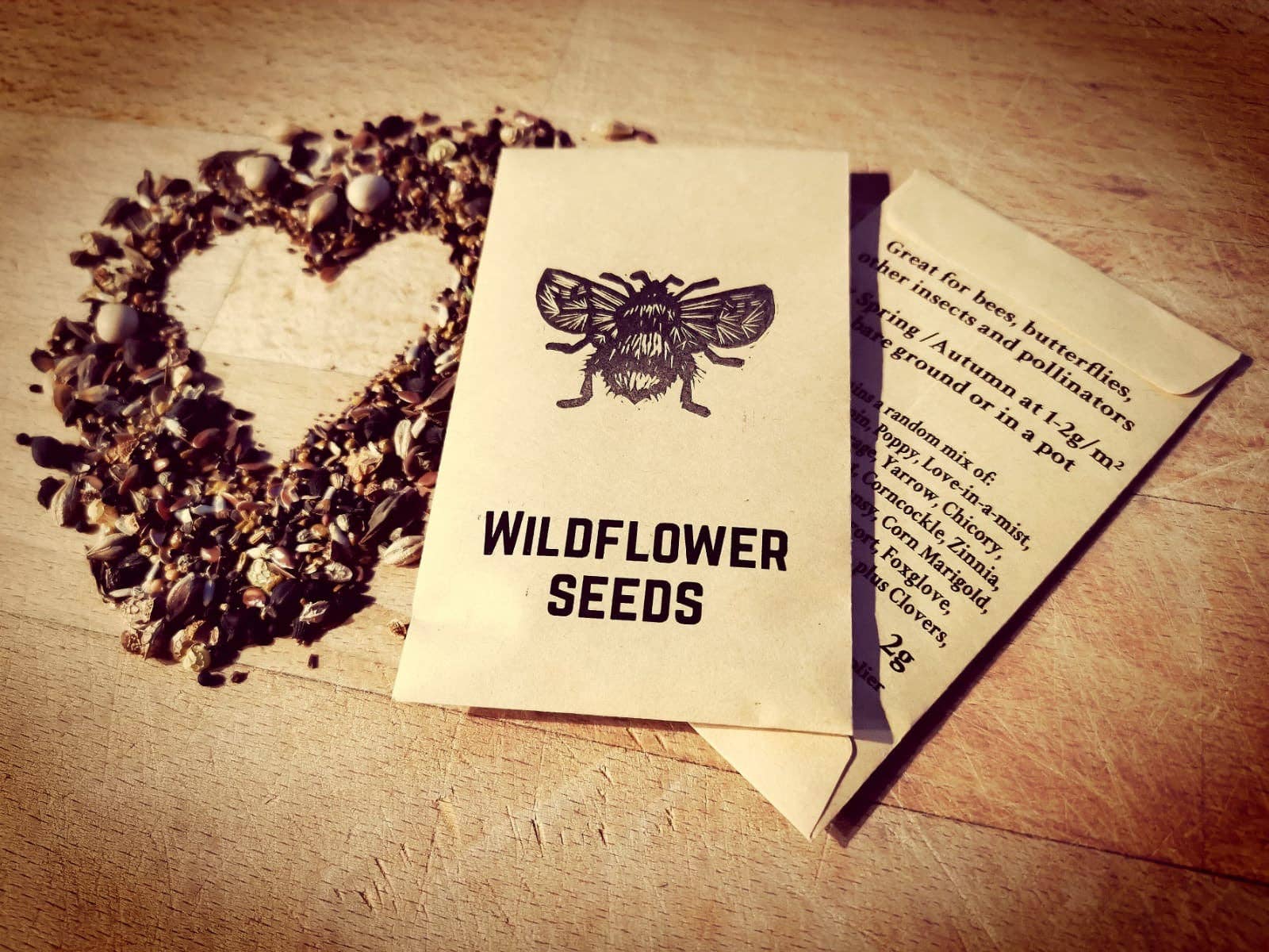 Jackdaw and Bear - Wholesale Plant Seeds - Wildflower Seeds - nature friendly wedding favours and thank0