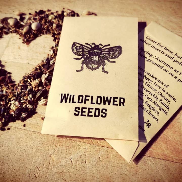 Jackdaw and Bear - Wholesale Plant Seeds - Wildflower Seeds - nature friendly wedding favours and thank0