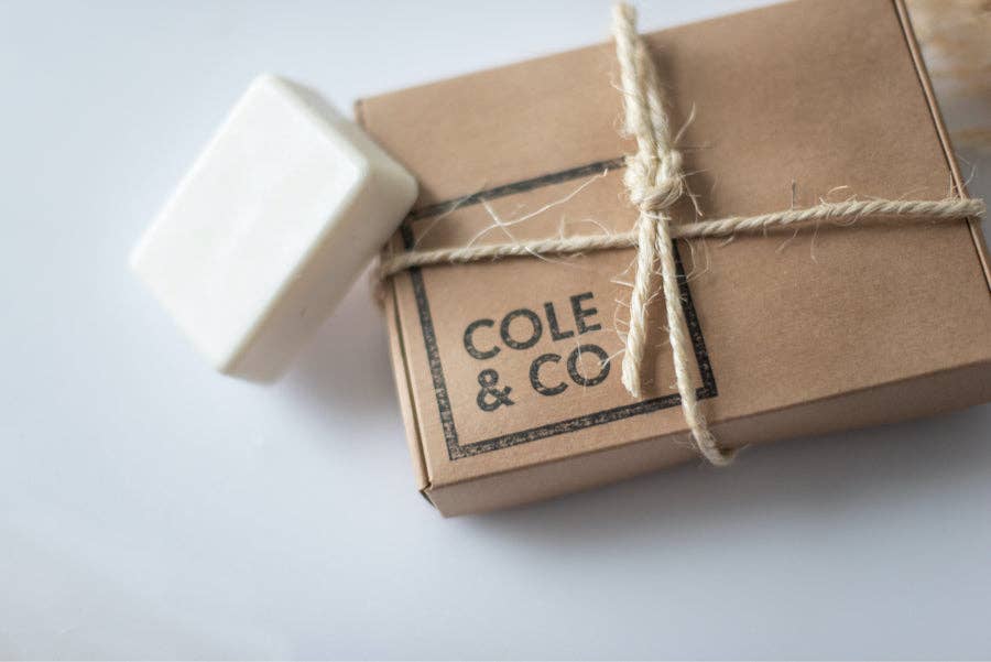 Cole & Co – wholesale Bar Soap – Castile double soap gift box1