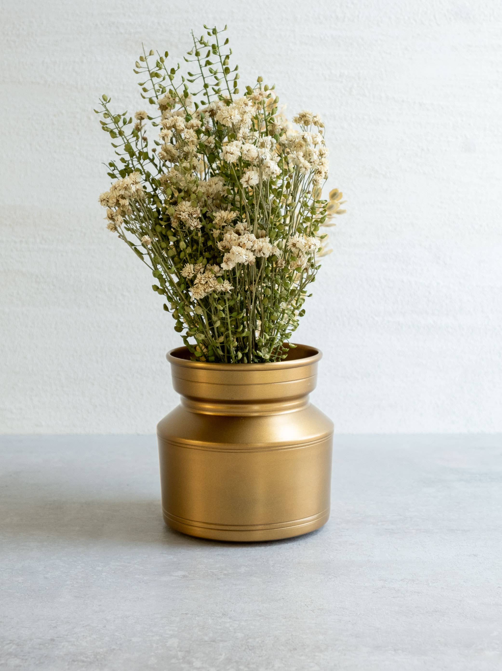 Made Market Co. - Vendita all'ingrosso Vasi - Porta piante a vaso oblunga in ottone Brass Lota5