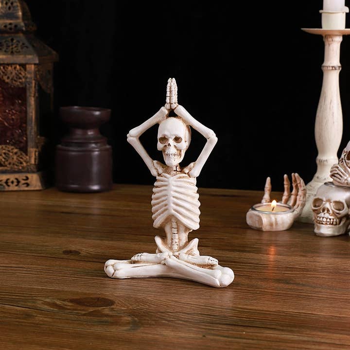 BuddhAayurveda - Wholesale Decorative Figurine - Skull Resin Ornaments - Landscaping Props - Halloween
