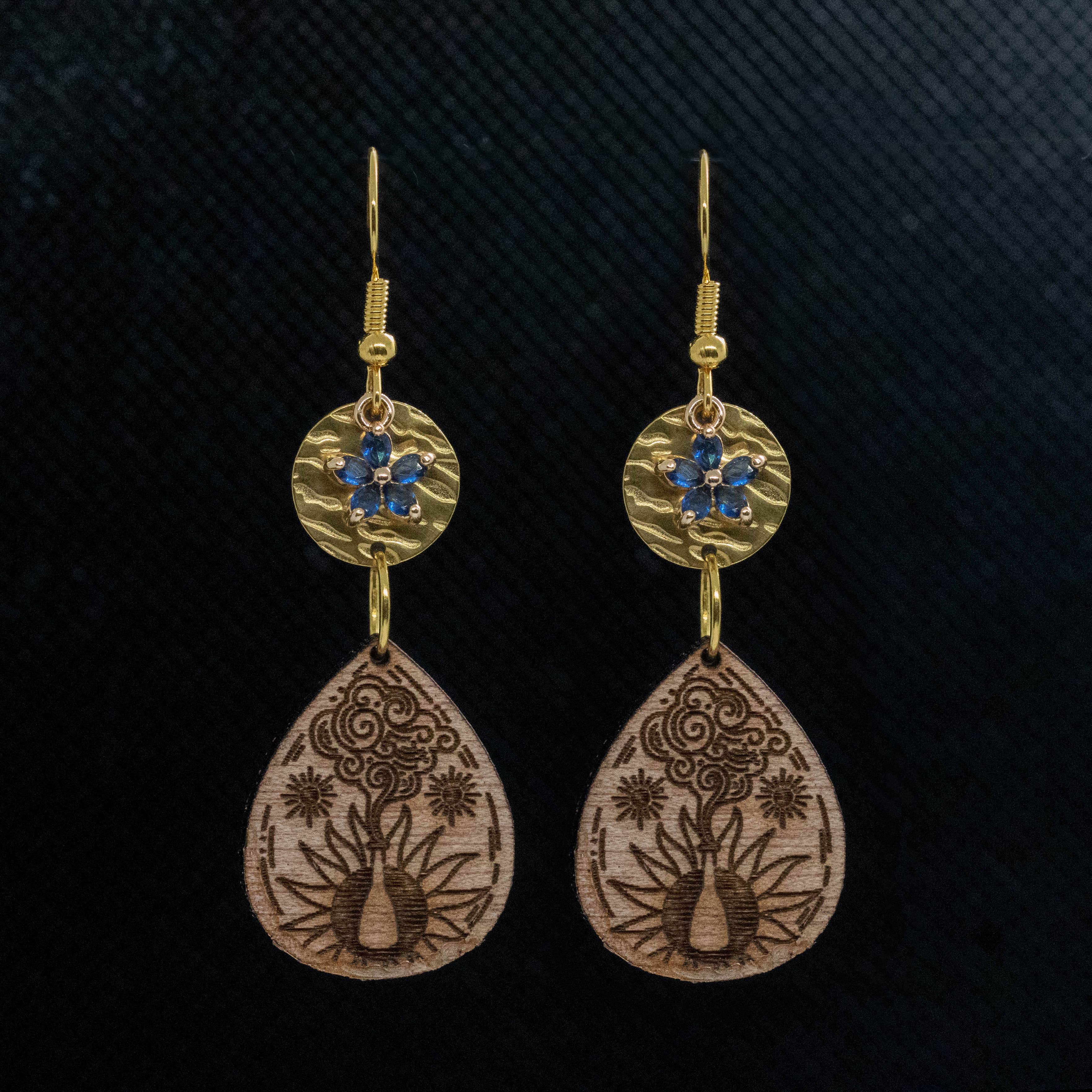 JAC Jewelry Designs - Wholesale Dangle Earrings - Potions Wood Earrings0