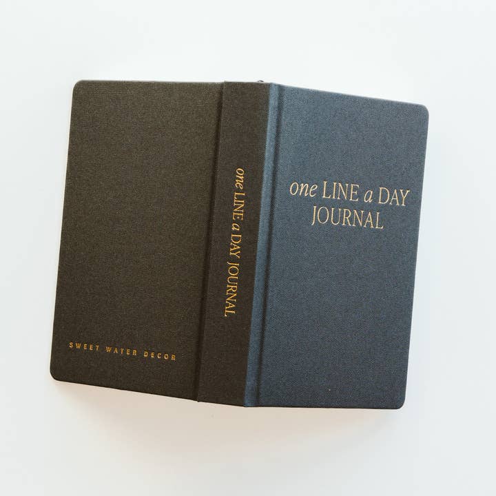 Sweet Water Decor - Wholesale Journal/Diary - One Line A Day Fabric Journal - Stationery Gifts