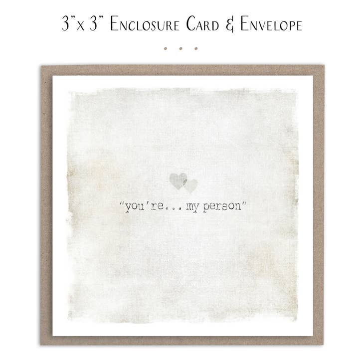 You're My Person Mini Card for wholesale by Susan Case Designs