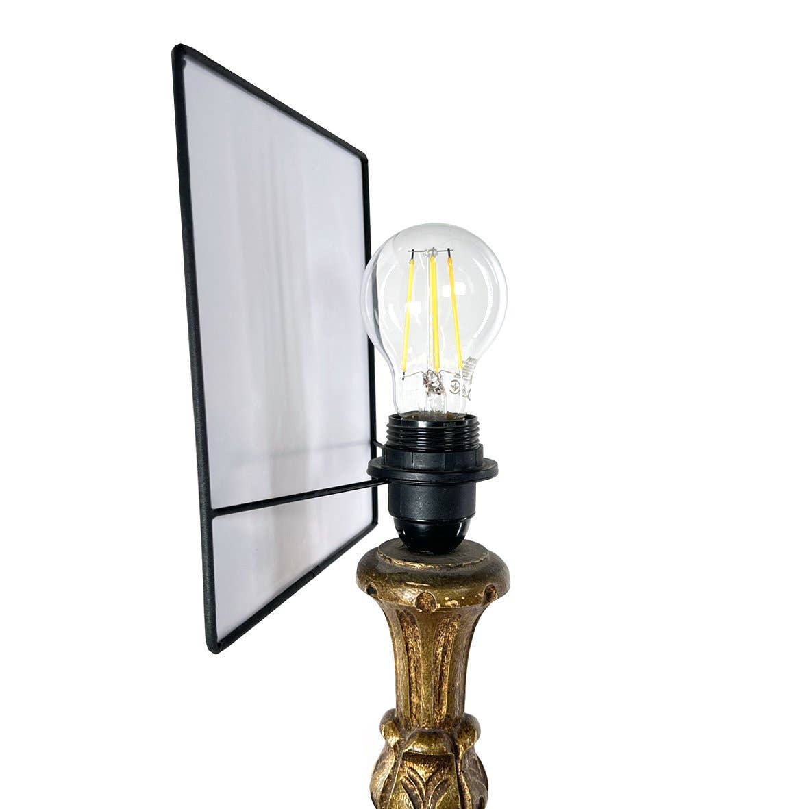 Voglio Bene – Abajur por atacado – Abajur quadrado Starfire com tela de papel2