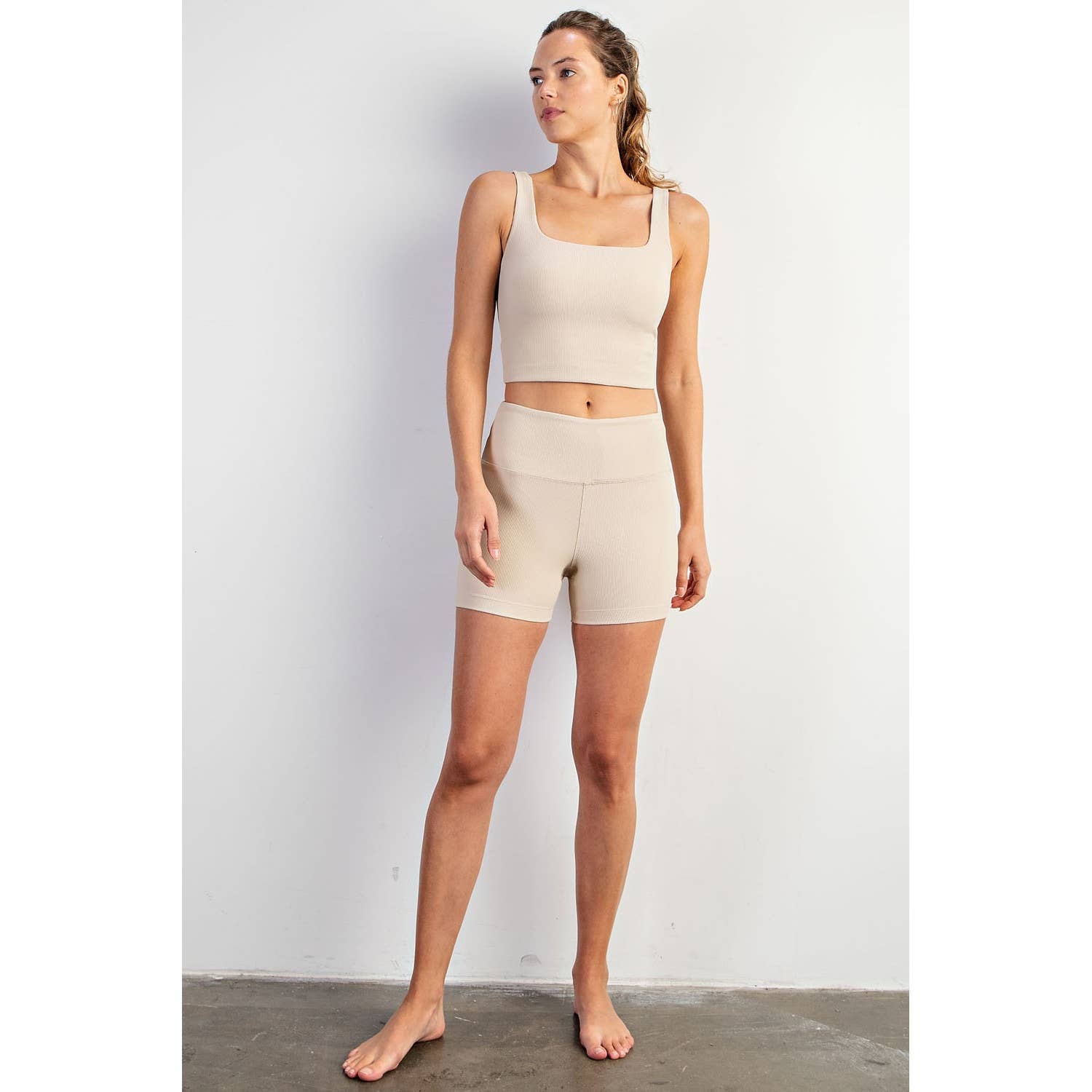 Rae Mode - Wholesale Athletic Shorts - Women's - NYLON RIB BIKER PANT WITH SIDE POCKETS13