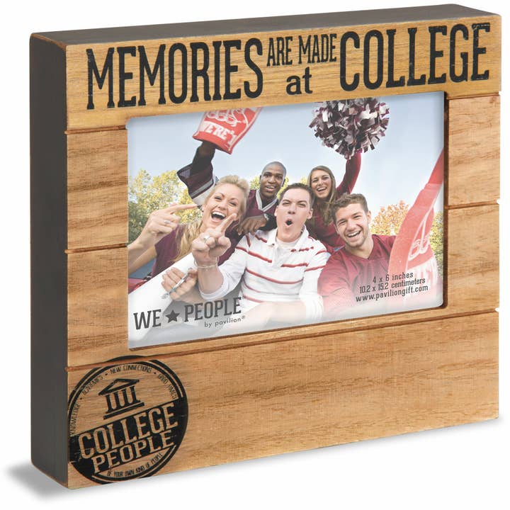College People - 6.75" x 7.5" Frame (Holds 4" x 6" photo) for wholesale by Pavilion