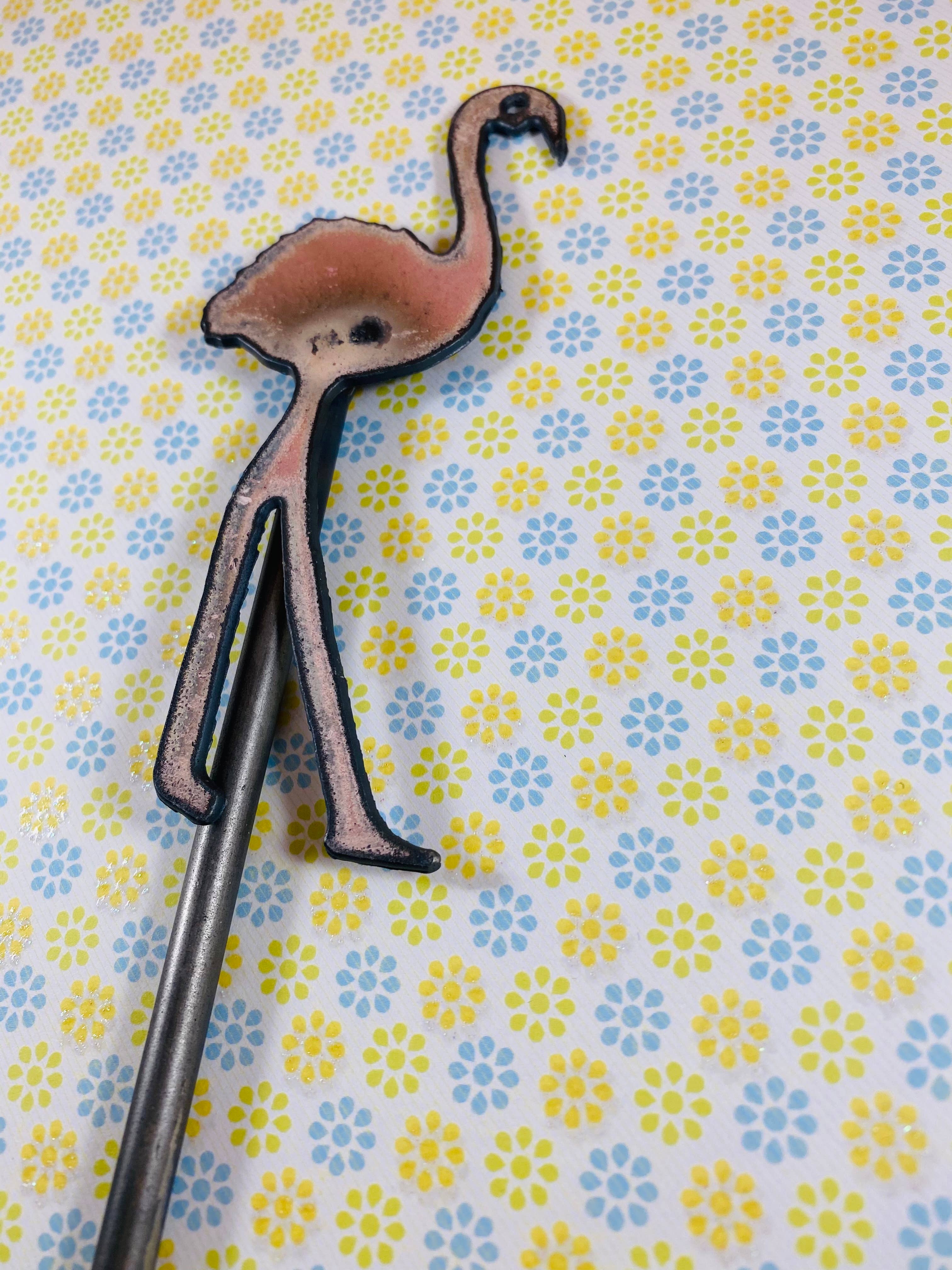 Iron Jewel – Großhandel Pfosten/Pfähle – Flamingo Plant Stakes nautische Küste Geschenke Souvenir USA5