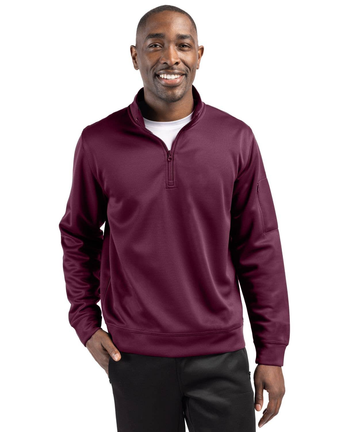 Cutter & Buck - Wholesale Athletic Top - Men's - Clique Men's Lift Performance Quarter Zip19