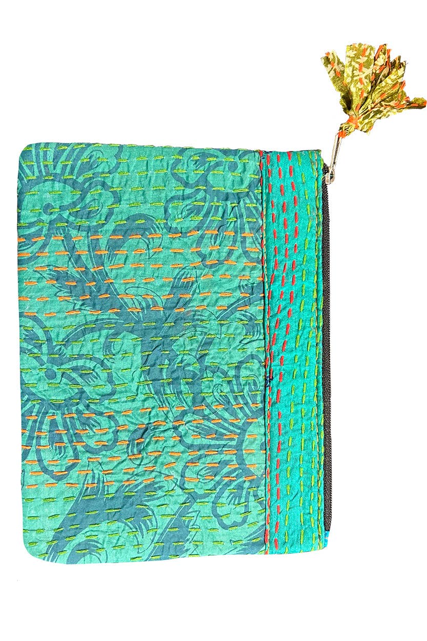 Sevya Handmade - Venta al por mayor Bolso pequeño - Mujer - Kantha - Funda para accesorios (2 unidades)11