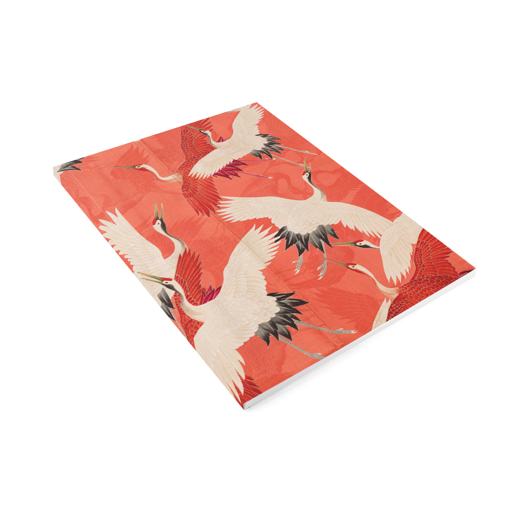 MUSEUM WEBSHOP – wholesale Sketchbook/sketchpad – Artist journal sketchbook,  White and red cranes1