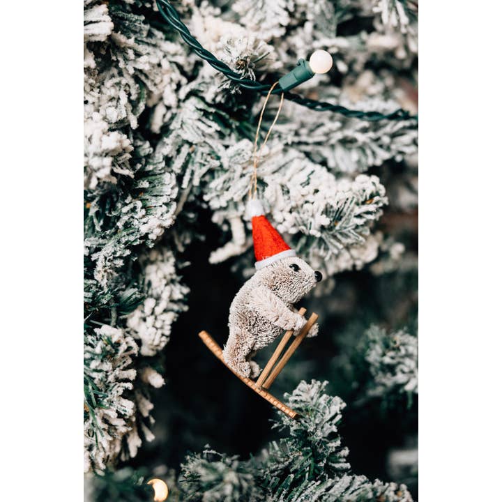 Ten Thousand Villages - Wholesale Ornament - * Gus the Ski Bear Ornament