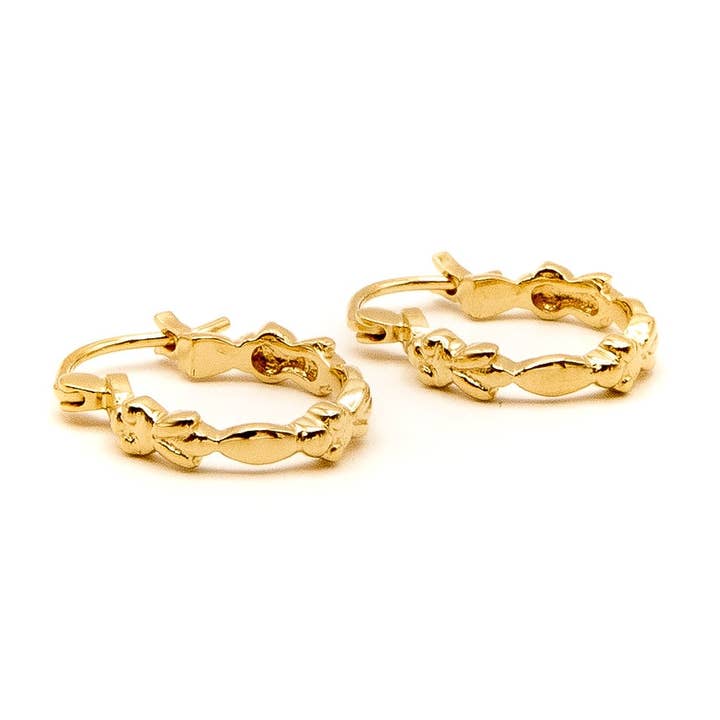 18K Gold Vermeil | Venise Earrings | Demi Fine Jewelry for wholesale by Assaya Jewelry