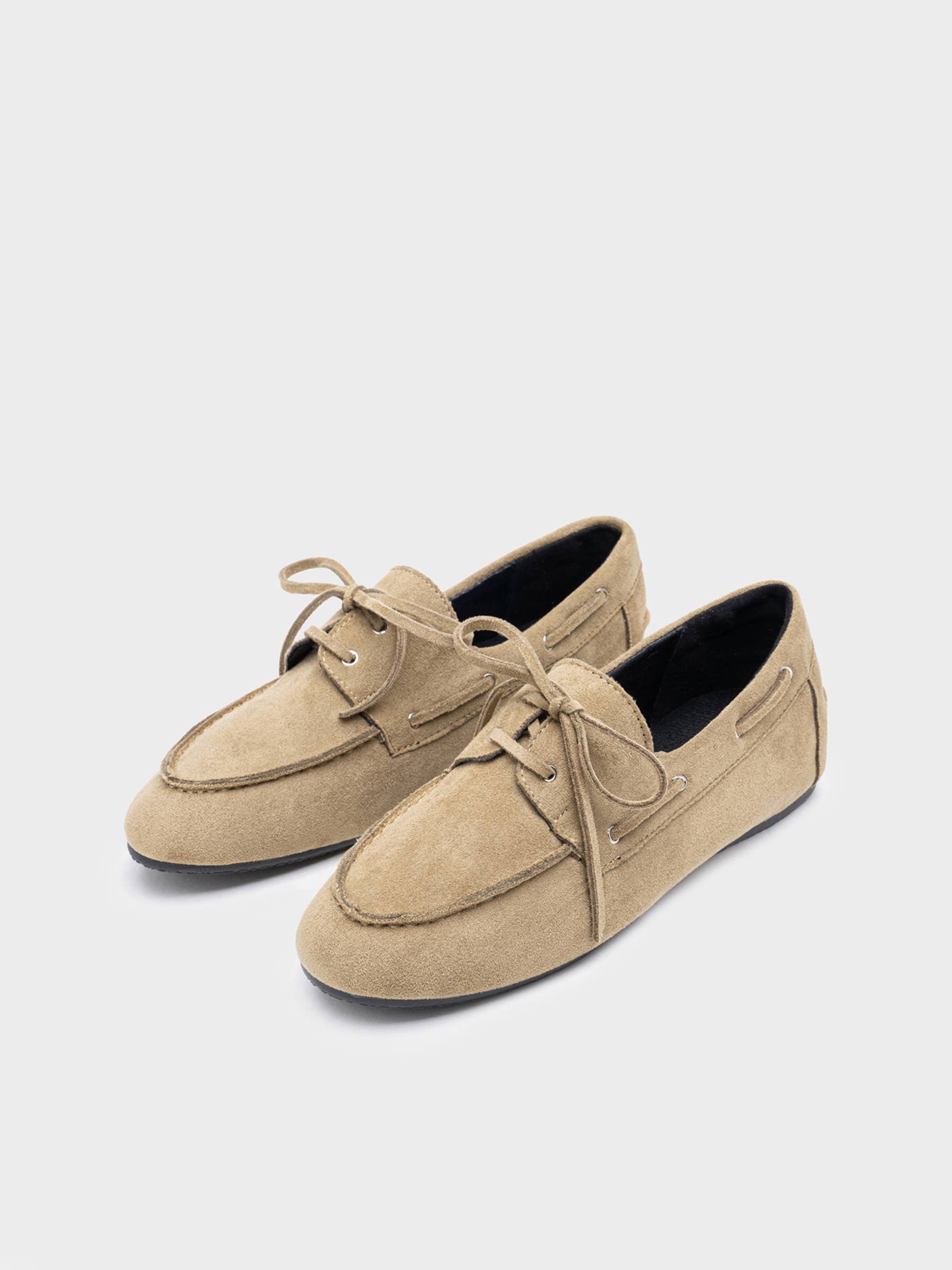 CEREZA - Vendita all'ingrosso Mocassini - Donna - MOCASSINO IN CAMOSCIO NAUTICO CON LACCI4