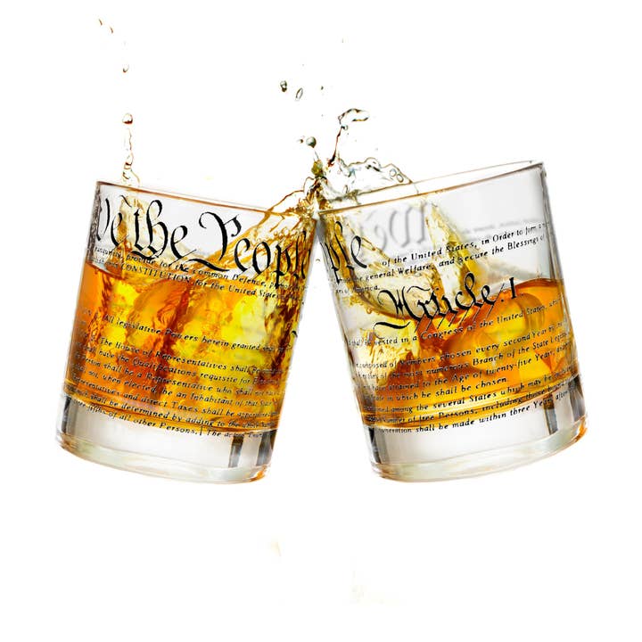 Verres à whisky Constitution pour la vente par Greenline Goods
