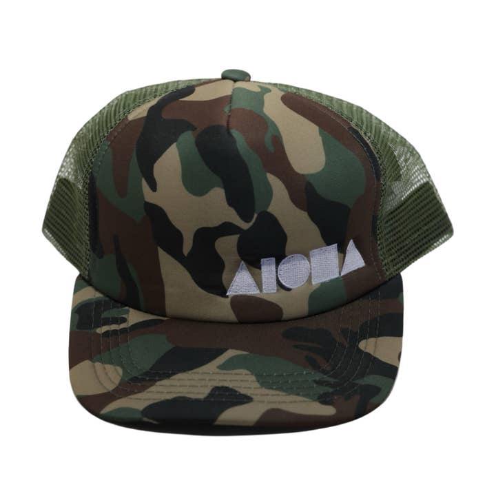 FOREST CAMO Adult Subtle Curved Bill Snapback for wholesale by Soley Aloha
