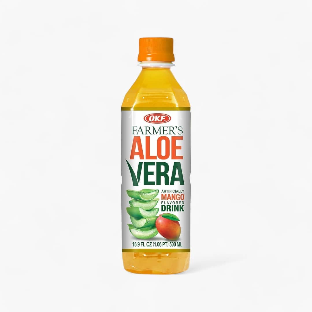 L&F Universal Goods - Vendita all'ingrosso Succo/bevanda salutare - Okf Farmers Aloe Drink Mango 20/500 ml