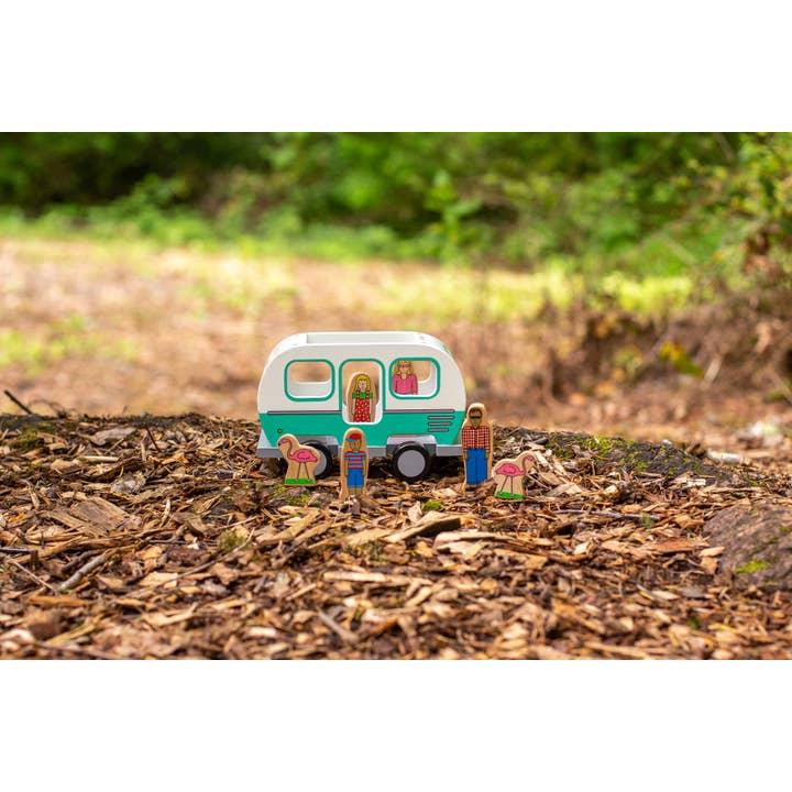 Jack Rabbit Creations - Wholesale Wood Toy - Kids - Glamper Camper Magnetic Van7