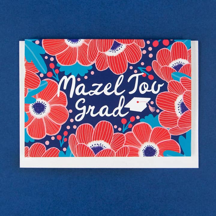 Oy Vey Crafts - Wholesale Graduation Card - Mazel Tov Grad Card | Jewish Graduation Card0
