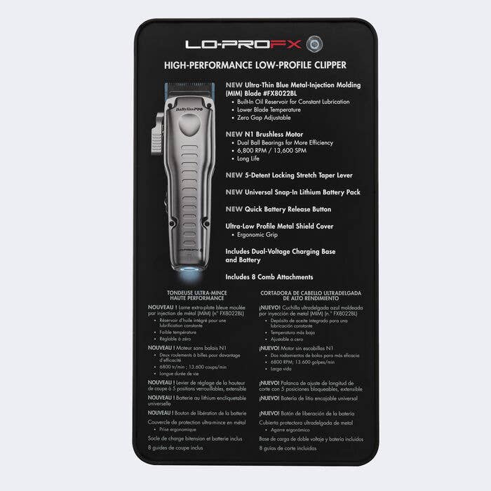 Salon Equipment Pros - Wholesale Clippers - Men's - BaBylissPRO FX ONE LO-PROFX High Performance Clipper4