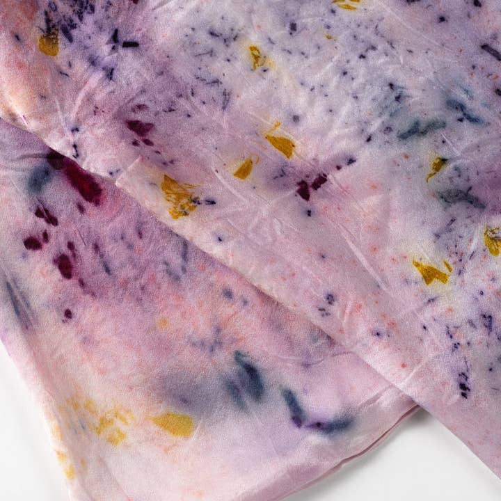 DYE KWEEN - Wholesale Bedding Pillowcase/Sham - Abstract Botanically Dyed Silk Pillowcase6