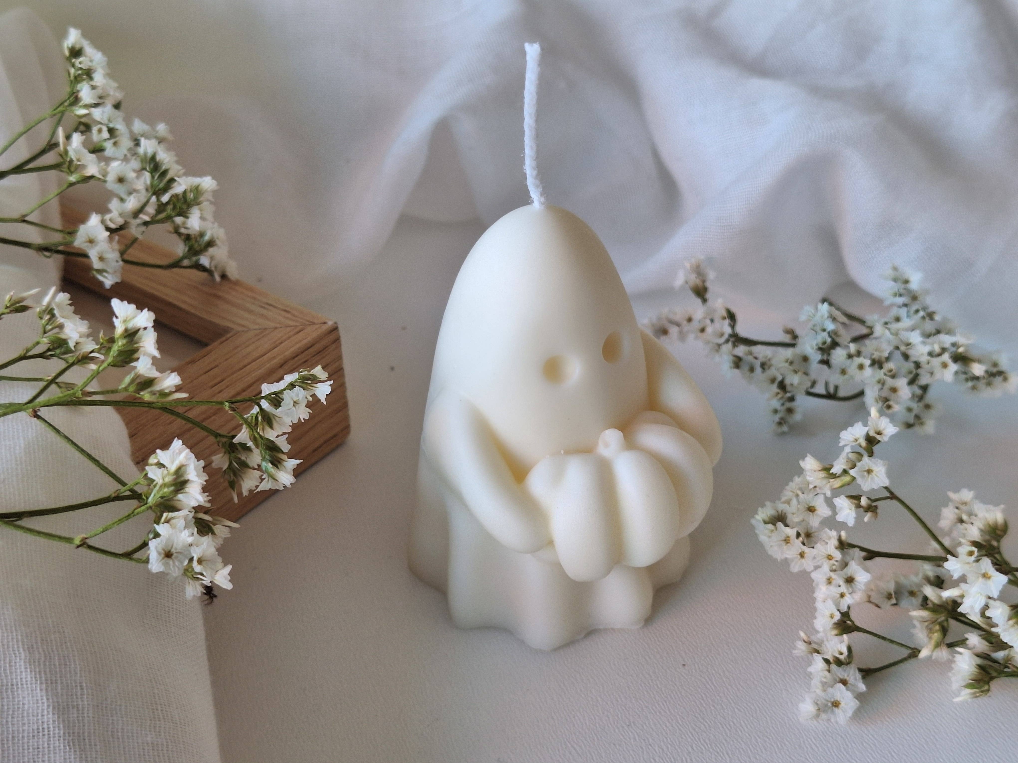 Your Nice Things - Candles - - Wholesale Novelty Candle - Ghost Autumn decorative candle made of soy wax with pumpkin0