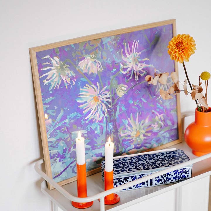 Elegant Dahlias Paint-by-Numbers Kit - 2026 Floral Craft Kit for wholesale by Winnie's Picks