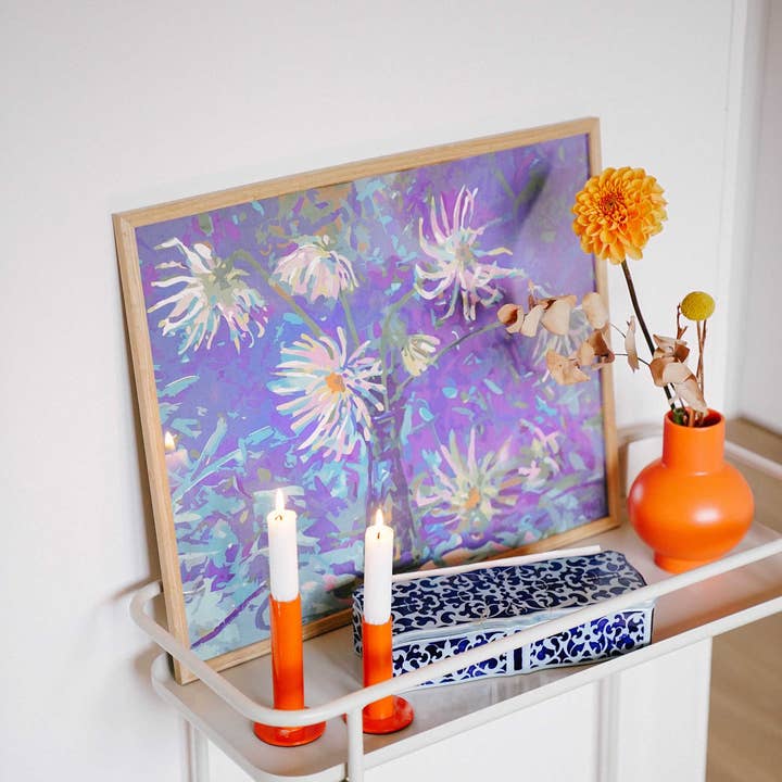 Elegant Dahlias Paint-by-Numbers Kit - 2025 Floral Craft Kit for wholesale by Winnie's Picks