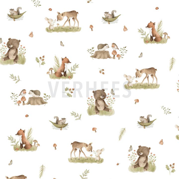 Artiq Textiles - Wholesale Fabric - Jersey - Sweet Forest - 100% cotton