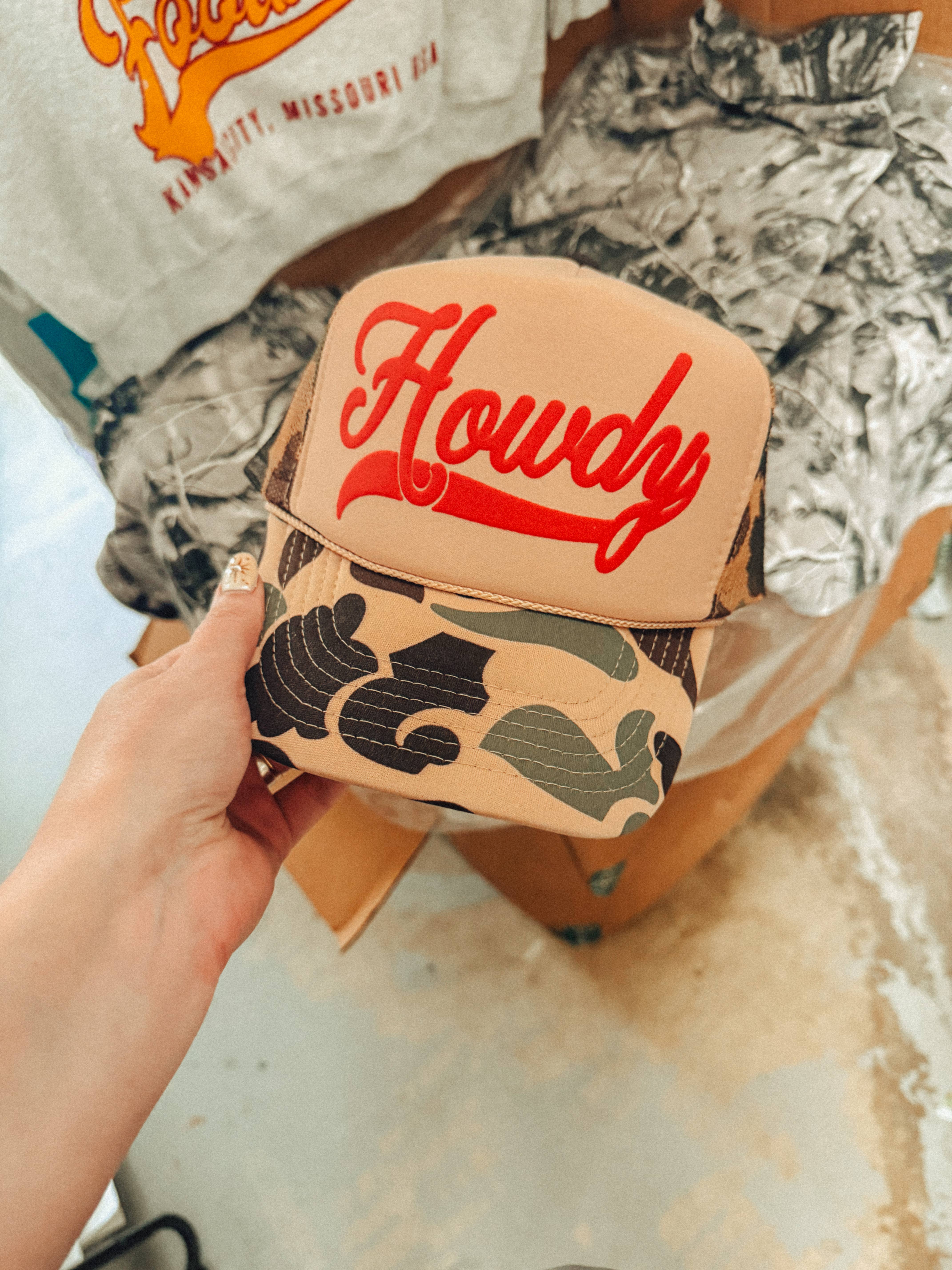 The Clandestine Underground – Großhandel Trucker-Cap – Unisex – Howdy, Western-Trucker-Hut0