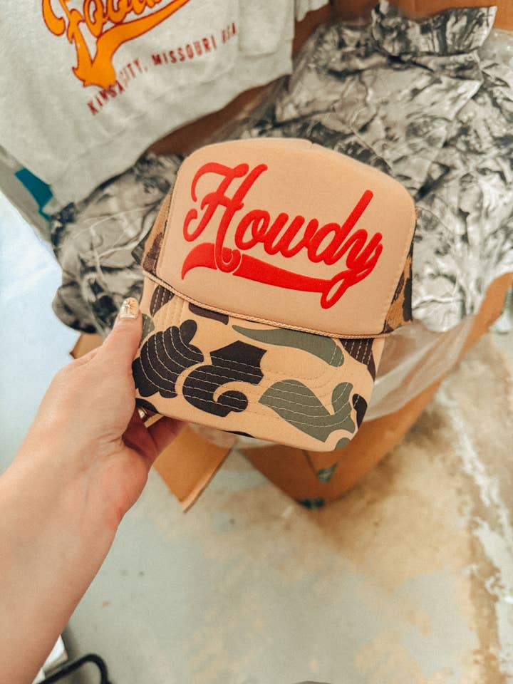 Howdy, Western Trucker Hat for wholesale by The Clandestine Underground