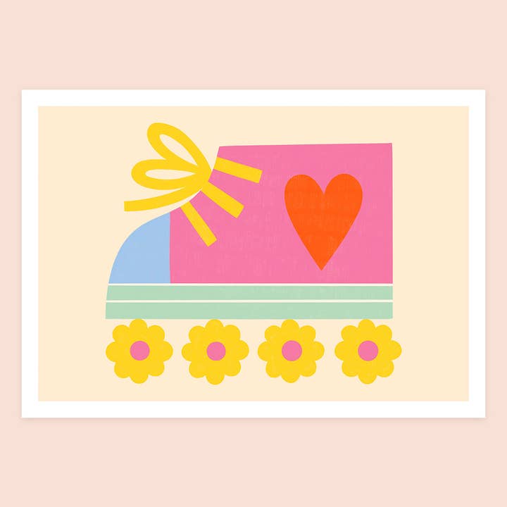 Illustratie van de bloemroller voor wholesale door Marylou Chalon