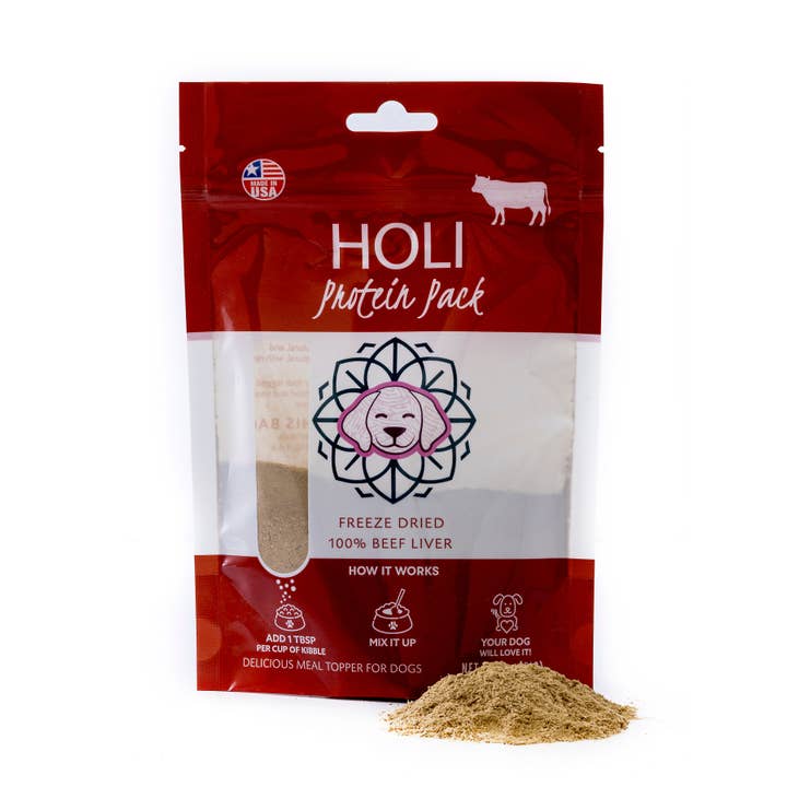 Beef Liver Dog Food Topper - Protein Powder - All Natural for wholesale by HOLI
