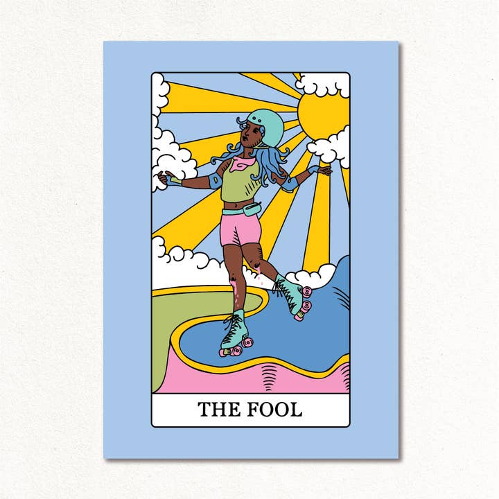 Create & Skate Factory - Wholesale Tarot Cards - The Fool Art Print