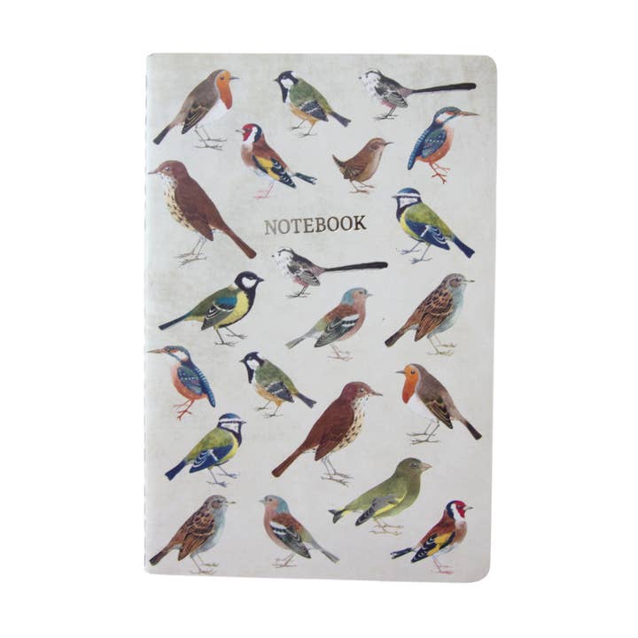 Vintage Birds A5 Notebook for wholesale by Sass & Belle Europe