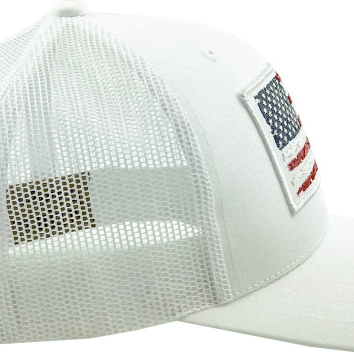 KBETHOS - Wholesale Trucker Hat - Men's - FLAG UV PRINT PATCH MESH BACK BALLCAP55